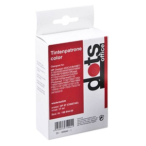 4250073719941 - Druckerpatrone 09954570-DOTS kompatibel zu HP 57 color (cyan magenta gelb) 4250073719941 Dots 4250073719941 - Druckerpatrone 09954570-DOTS kompatibel zu HP 57 color (cyan magenta gelb) 4250073719941 Dots