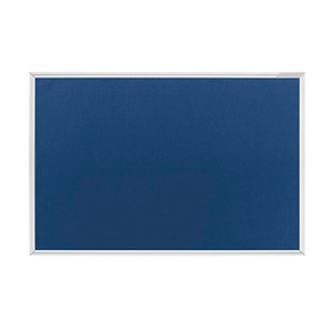 magnetoplan Pinnwand 120,0 x 90,0 cm Textil blau