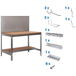 8425437072413 - Werkbank-Set SIMONWORK BT2 grau 1210 x 610 x 1445 cm 8425437072413 Simonrack