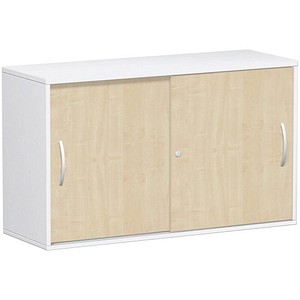 4038933486970 - Schiebetürenschrank Flex S-312153-AW weiß ahorn 1 Fachboden 1200 x 425 x 720 cm