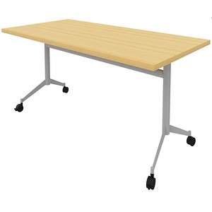 8058265539911 - Mehrzwecktisch Pop-up buche alu rechteckig T-Fuß-Gestell alu 1600 x 800 x 740 cm 8058265539911 - Mehrzwecktisch Pop-up buche alu rechteckig T-Fuß-Gestell alu 1600 x 800 x 740 cm