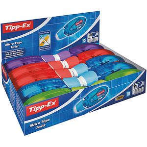 3086123120051 - Korrekturroller Tipp-Ex 8706151 Micro Tape Twist 5mm x 8m 308612 3086123120051 - Korrekturroller Tipp-Ex 8706151 Micro Tape Twist 5mm x 8m 308612