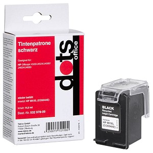 4250073721180 - Druckerpatrone 17114541-DOTS kompatibel zu HP 901XL schwarz 4250073721180 Dots 4250073721180 - Druckerpatrone 17114541-DOTS kompatibel zu HP 901XL schwarz 4250073721180 Dots