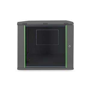 4016032257837 - DN-19 12-U-EC-SW 19 Zoll Wandgehäuse (B x H x T) 600 x 638 x 450 mm 12 HE Schwarz Schwarz (matt) Schwarz (RAL 9005)
