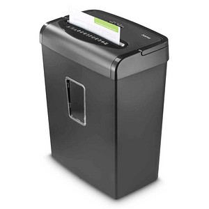 hama Prime M80 Aktenvernichter mit Partikelschnitt P-5, 2 x 12 mm, bis 8 Blatt, schwarz