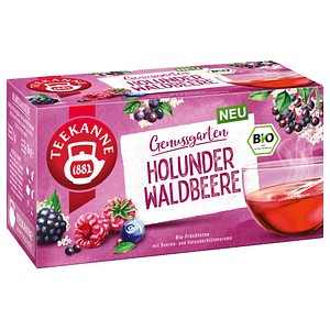 4009300021278 - Genussgarten HOLUNDER WALDBEERE Bio-Tee 18 Portionen