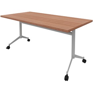 8058265539942 - Mehrzwecktisch Pop-up nussbaum alu rechteckig T-Fuß-Gestell alu 1600 x 800 x 740 cm 8058265539942 - Mehrzwecktisch Pop-up nussbaum alu rechteckig T-Fuß-Gestell alu 1600 x 800 x 740 cm