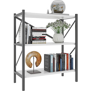 VCM my home Bücherregal Insasi weiß 66,0 x 34,0 x 85,0 cm, 1 St.