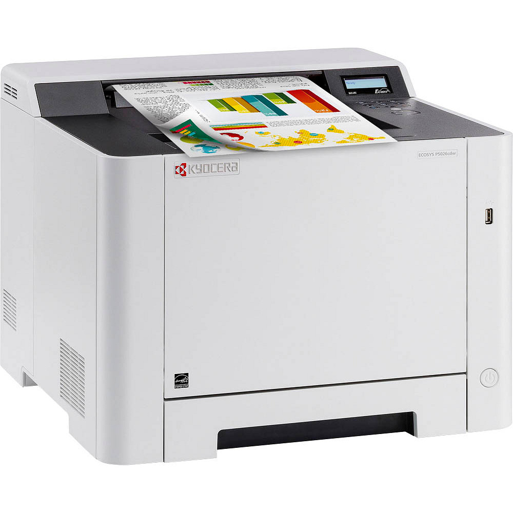 KYOCERA ECOSYS P5026cdw Life Plus FarbLaserdrucker grau office discount