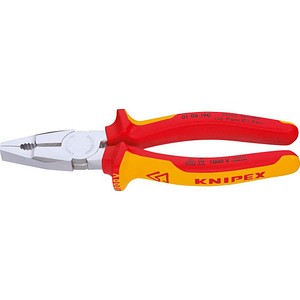 4003773040729 - KNIPEX 01 06 160 Kombizange Chrom- Vanadin isol Mehrk VDE verchr 160 mm