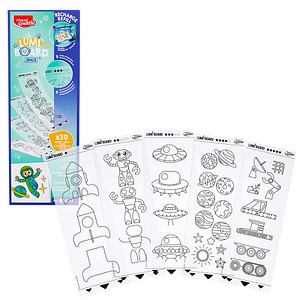 Maped® Creativ Vorlagen für Zeichenprojektor LUMI'BOARD Weltraum blau