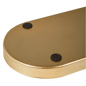 4006166936609 - Dekoartikel eukalyptus gold Metall-Tablett