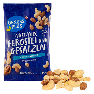 4305615839462 - GENUSS PLUS NUSS-MISCHUNG geröstet & gesalzen Nüsse 1500 g