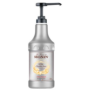 MONIN®  La Sauce de Weiße Schokolade Dessertsauce, 1,89 l