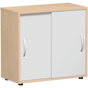 4038933530895 - Schiebetürenschrank Flex S-382501-BL buche lichtgrau 1 Fachboden 800 x 400 x 752 cm