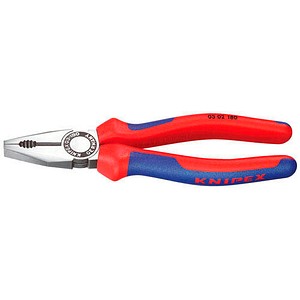 4003773034933 - 03 05 180 Kombizange mit Mehrko-Hülle verchromt 180 mm - Knipex