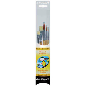 4017505980528 - Pinsel-Set Allround GH4211 5-teilig 2x flach & 3x rund Größen 1 6 14 6 & 8 4017505980528 DAVINCI 5 Stück