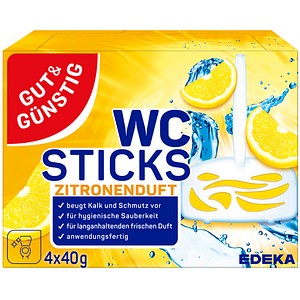 4311501082638 - WC-Duftspüler Zitronenduft 4311501082638 Gut & Günstig 4 Stück 4311501082638 - WC-Duftspüler Zitronenduft 4311501082638 Gut & Günstig 4 Stück