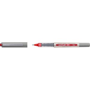 4548351177515 - eye fine UB-157 Tintenroller silber 04 mm Schreibfarbe rot 4548351177515 12 Stück