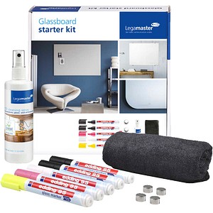 8713797078672 - Glasboard-Starterkit 7-12500 4 Magnete 5 Kreidemarker 1 Tuch 1 Spray
