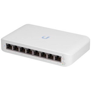 0810010071156 - UniFi Switch Lite USW-Lite-8-POE - Switch - managed - 8 x 10 100 1000 (4 PoE+) - Desktop wandmontierbar - PoE+ (52 W)