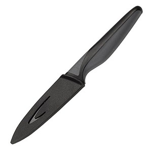4260238061303 - Gemüsemesser BlackSteel Kochmesser schwarz Küchenmesser Kochmesser Schälmesser Edelstahl hohe Schneidfestigkeit Klingenlänge 9 cm
