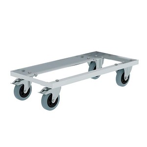 MUNK Transportroller silber 80,0 cm 40,0 cm bis 150,0 kg