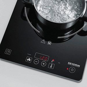 4008146015953 - Einzel-Induktionskochplatte KP 1071 Timerfunktion automatische Topferkennung Glaskeramik schwarz 4008146015953 - Einzel-Induktionskochplatte KP 1071 Timerfunktion automatische Topferkennung Glaskeramik schwarz