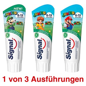 8720181501760 - JUNIOR SUPER MARIO 6-13 Jahre Kinderzahnpasta 75 ml 8720181501760 75 Milliliter 8720181501760 - JUNIOR SUPER MARIO 6-13 Jahre Kinderzahnpasta 75 ml 8720181501760 75 Milliliter