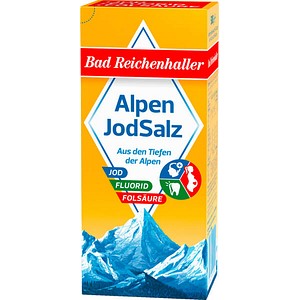 4001475105609 - Alpenjodsalz mit Fluorid + Folsäure Salz 5000 g 4001475105609 500 Gramm