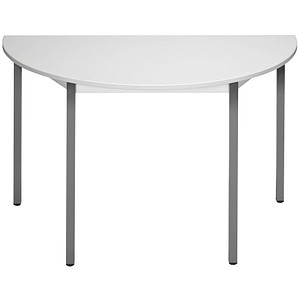 3700245505502 - Schreibtisch 120DRGG 65-130cm (H) 120x60cm (BxT) halbrund grau dunkelgrau 3700245505502 SODEMATUB 3700245505502 - Schreibtisch 120DRGG 65-130cm (H) 120x60cm (BxT) halbrund grau dunkelgrau 3700245505502 SODEMATUB