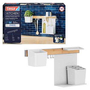4063565273322 - Küchen-Organizer Kombi Set M weiß 600 cm 340 cm 4063565273322 Tesa 4063565273322 - Küchen-Organizer Kombi Set M weiß 600 cm 340 cm 4063565273322 Tesa