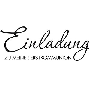 4006166470219 - Motivstempel Einladung zu meiner Erstkommunion 30 x 70 cm 4006166470219 - Motivstempel Einladung zu meiner Erstkommunion 30 x 70 cm
