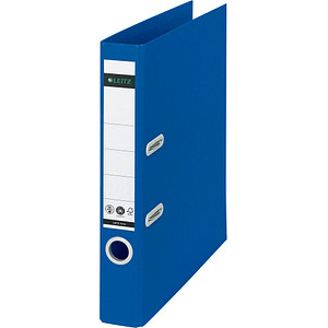 LEITZ recycle 1019 Ordner blau Karton 5,0 cm DIN A4