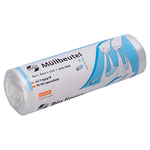 4001553711814 - Müllbeutel 49801 UNIVERSAL PLUS transparent 60 Liter mit Griff extrastark 4001553711814 20 Stück 4001553711814 - Müllbeutel 49801 UNIVERSAL PLUS transparent 60 Liter mit Griff extrastark 4001553711814 20 Stück