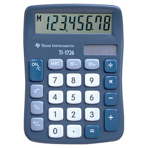 TEXAS INSTRUMENTS TI-1726 Taschenrechner blau