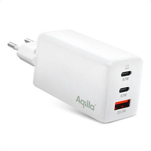 8716778931911 - Chargebird W3 Ladeadapter weiß 67 Watt 8716778931911 Aqiila 8716778931911 - Chargebird W3 Ladeadapter weiß 67 Watt 8716778931911 Aqiila