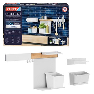 4063565273346 - Küchen-Organizer Kombi Set XL weiß 865 cm 340 cm 4063565273346 Tesa 4063565273346 - Küchen-Organizer Kombi Set XL weiß 865 cm 340 cm 4063565273346 Tesa