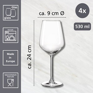 4006344320190 - Rotweingläser Rumba 5300 ml 4 St