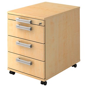 HAMMERBACHER Akandia Rollcontainer ahorn 4 Auszüge 42,8 x 58,0 x 59,0 cm