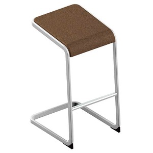 8056457078538 - Hocker OCSTOA01 34R4 C-STOOL braun bis 110kg 8056457078538 Quadrifoglio