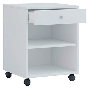 4051814370663 - Rollcontainer Beistellcontainer mit zwei offenen Fächern Maße ca H 54 x B 45 x T 38 cm Bürocontainer - Salda