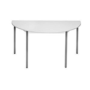 3700245505700 - Schreibtisch 140DRGG 65-130cm (H) 140x70cm (BxT) halbrund grau dunkelgrau 3700245505700 SODEMATUB 3700245505700 - Schreibtisch 140DRGG 65-130cm (H) 140x70cm (BxT) halbrund grau dunkelgrau 3700245505700 SODEMATUB