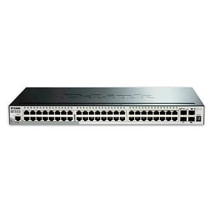 0790069467950 - D-Link DGS 1510-52X - Switch - L3 - Smart - 48 x 10 100 1000 + 4 x 10 Gigabit SFP+ - Desktop an Rack montierbar