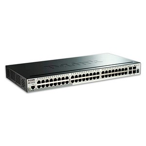 0790069467950 - D-Link DGS 1510-52X - Switch - L3 - Smart - 48 x 10 100 1000 + 4 x 10 Gigabit SFP+ - Desktop an Rack montierbar