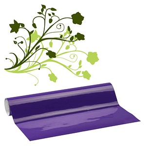 0767523867724 - Vinylfolie permanent violett 315 cm x 10 m 1 Rolle 0767523867724 plottiX