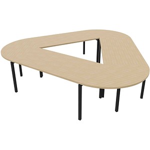 8058265539768 - Konferenztisch Idea+ CAR1605 RK R 74cm (H) 320cmx298cm (BxT) Trapezform eiche dunkelgrau 8058265539768 Quadrifoglio 8058265539768 - Konferenztisch Idea+ CAR1605 RK R 74cm (H) 320cmx298cm (BxT) Trapezform eiche dunkelgrau 8058265539768 Quadrifoglio