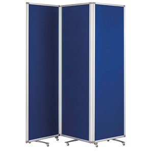 4013695034645 - Pinnwand 1105303 60x180cm Filz + Filz (beidseitig) Aluminiumrahmen blau + blau 4013695034645 Magnetoplan