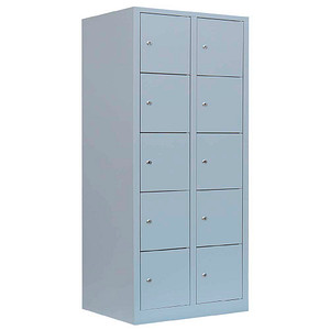 4061815502321 - Schließfachschrank lichtgrau 523920 10 Schließfächer 800 x 500 x 1900 cm 4061815502321 LÜLLMANN 4061815502321 - Schließfachschrank lichtgrau 523920 10 Schließfächer 800 x 500 x 1900 cm 4061815502321 LÜLLMANN