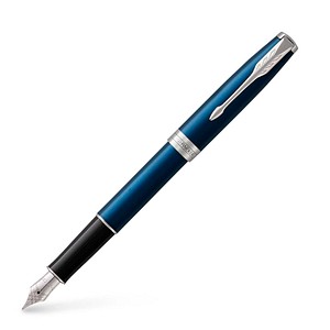 3501179453644 - Sonnet Füller | Blaue Lackierung | Füllfederhalter mit mittlerer Feder | Geschenkbox 3501179453644 - Sonnet Füller | Blaue Lackierung | Füllfederhalter mit mittlerer Feder | Geschenkbox